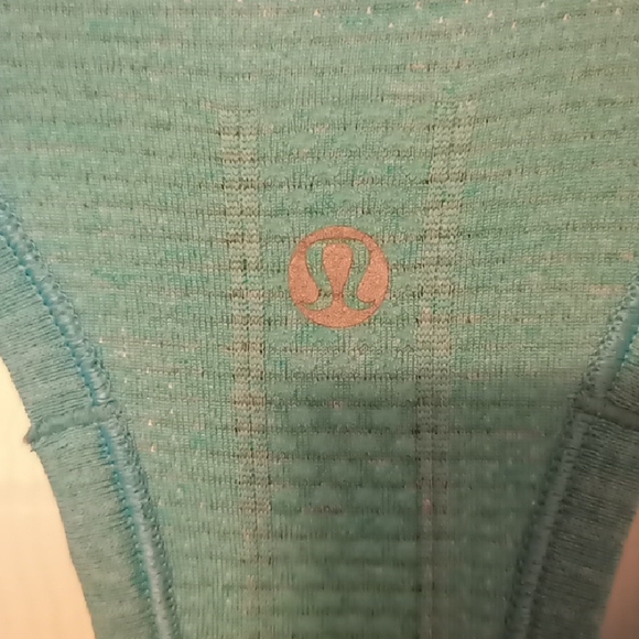 Turquoise Racerback Tank Top - Picture 3 of 3